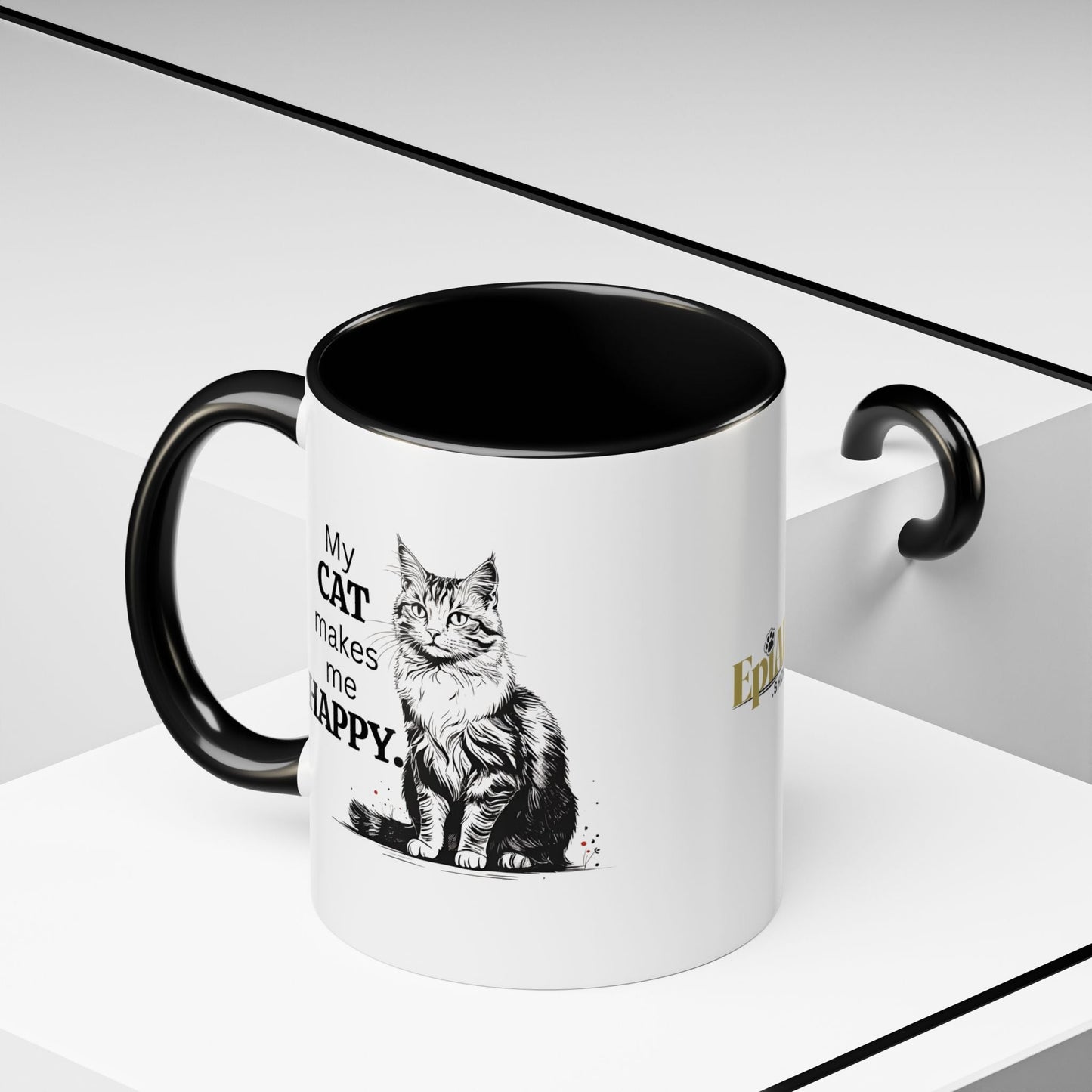 Taza de Café con Acento para Amantes de los Gatos: Regalo Ideal para Entusiastas de los Gatos