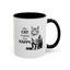 Taza de Café con Acento para Amantes de los Gatos: Regalo Ideal para Entusiastas de los Gatos