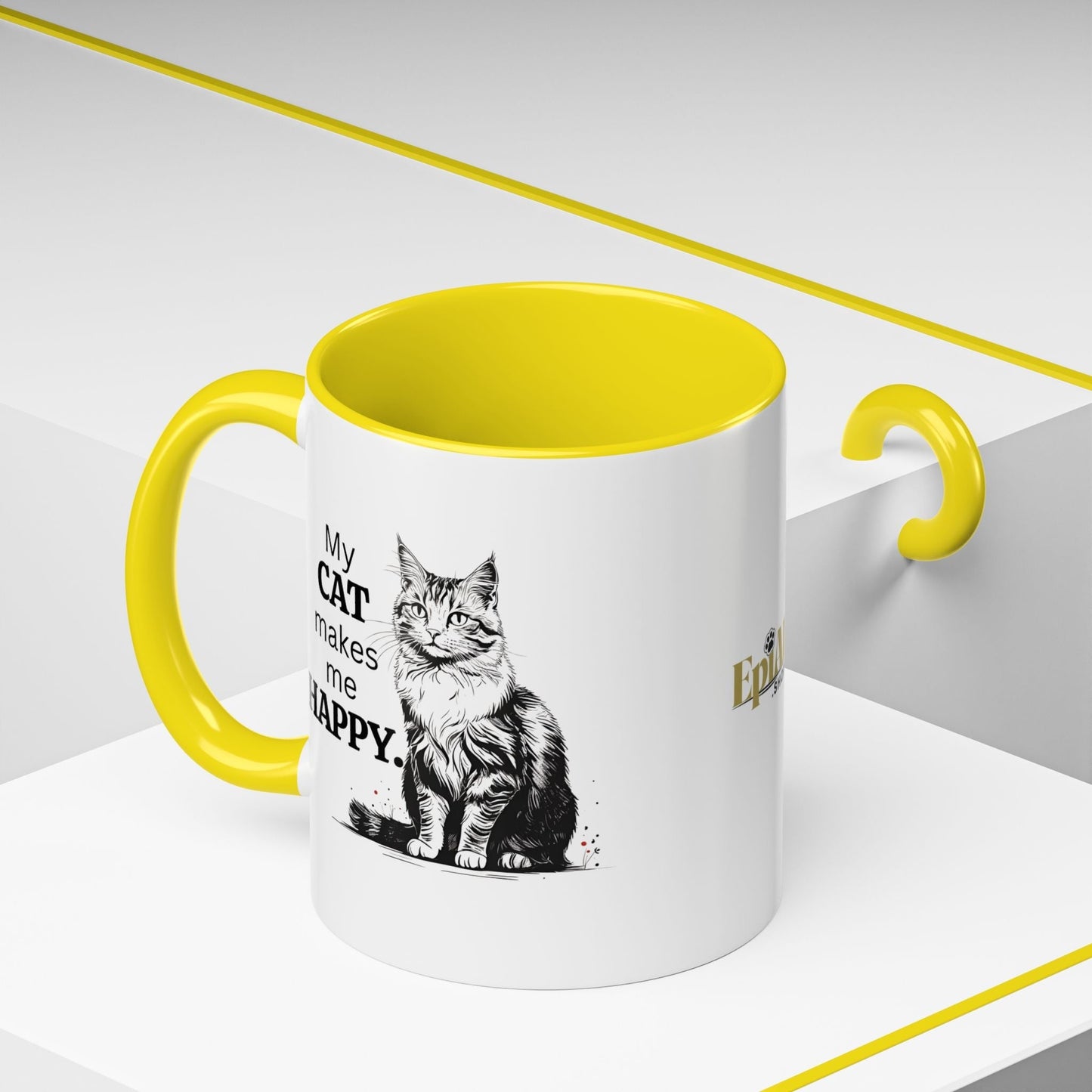 Taza de Café con Acento para Amantes de los Gatos: Regalo Ideal para Entusiastas de los Gatos