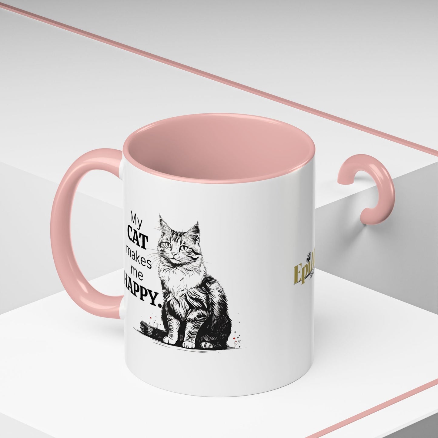 Taza de Café con Acento para Amantes de los Gatos: Regalo Ideal para Entusiastas de los Gatos