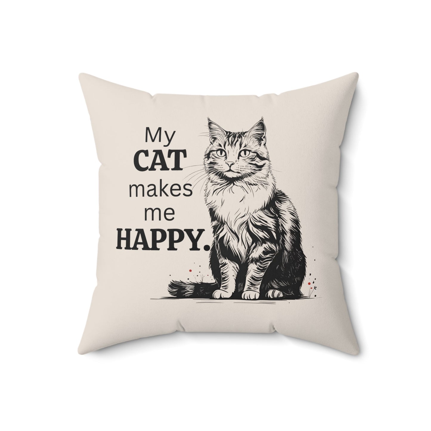 Cojín Decorativo para Amantes de los Gatos - Decoración Estilosa para el Hogar