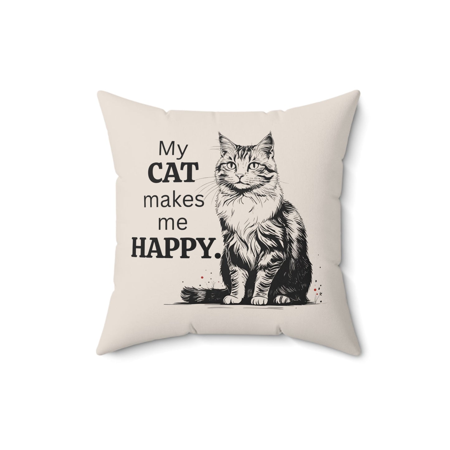 Cojín Decorativo para Amantes de los Gatos - Decoración Estilosa para el Hogar