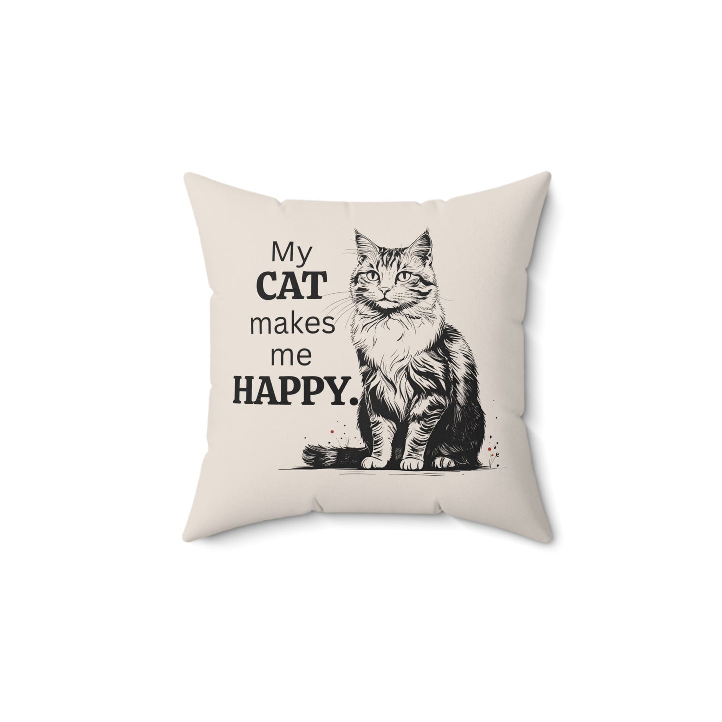 Cojín Decorativo para Amantes de los Gatos - Decoración Estilosa para el Hogar