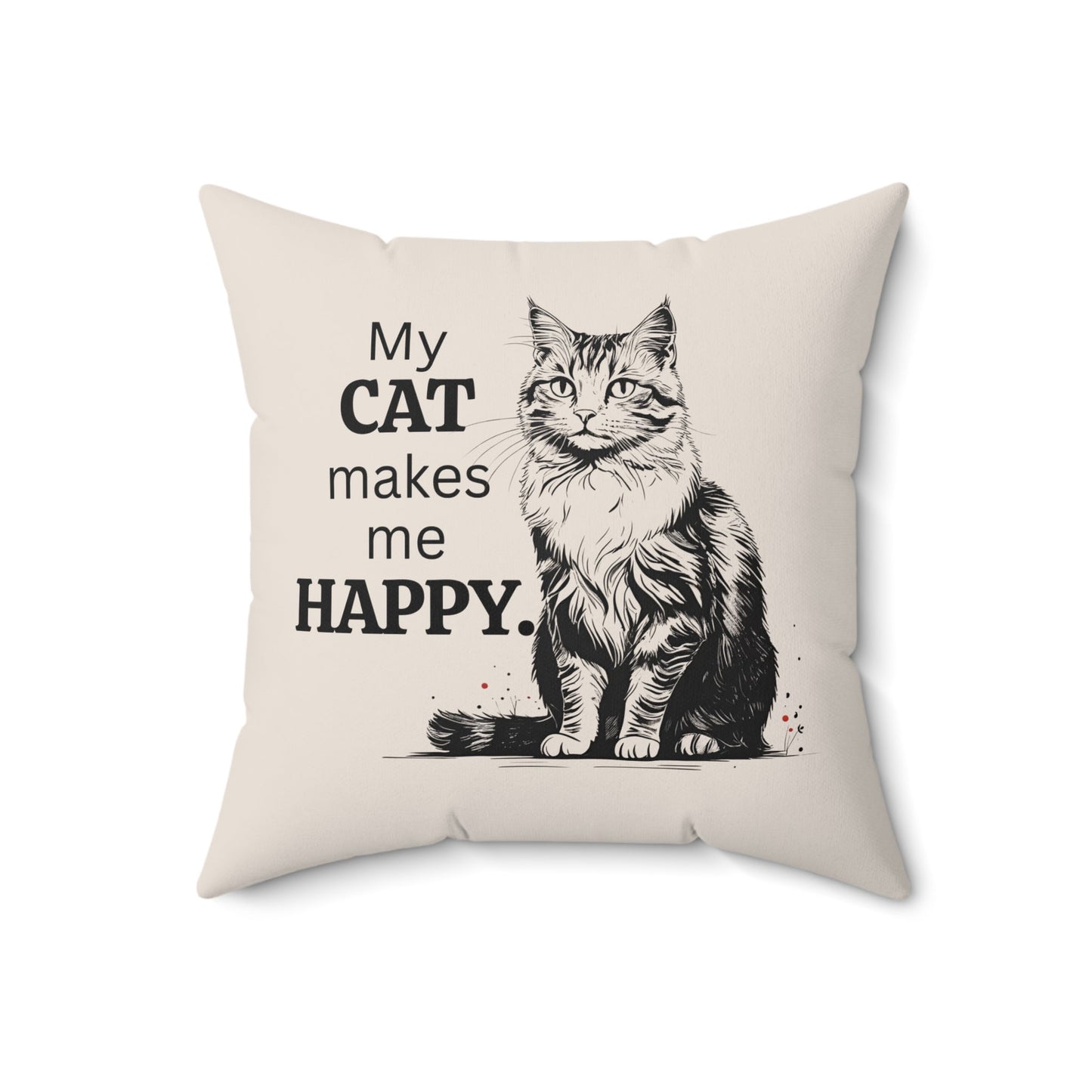Cojín Decorativo para Amantes de los Gatos - Decoración Estilosa para el Hogar