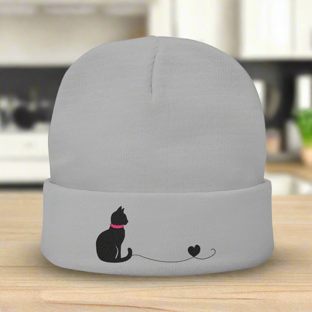 Bonnet en tricot pour les amoureux des chats