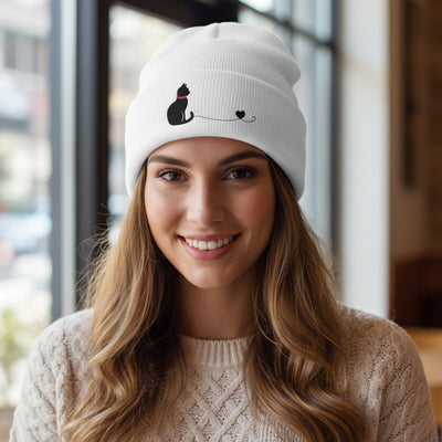 Cat Lover's Knit Beanie