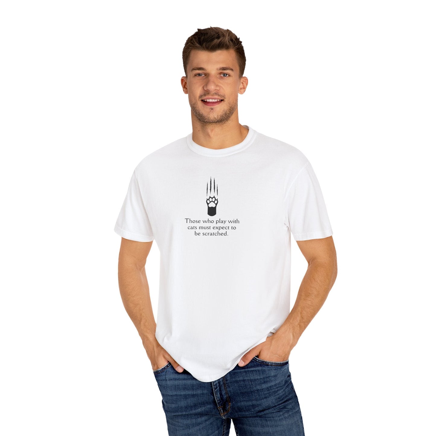 Whimsical Cat Enthusiast T-Shirt - Cozy Graphic Tee for Cat Lovers - Korvel
