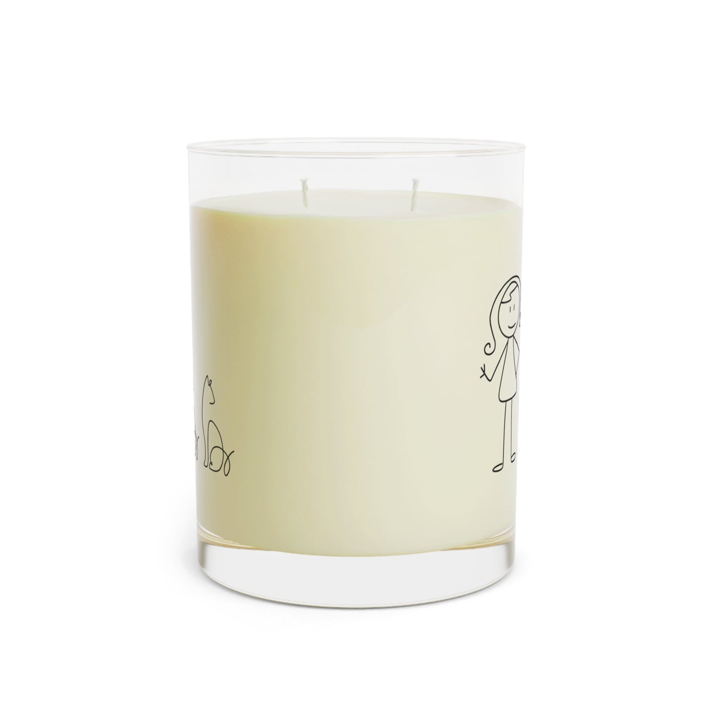 Cozy Cat-Themed Scented Candle - 11oz Glass for Home Comfort - Korvel
