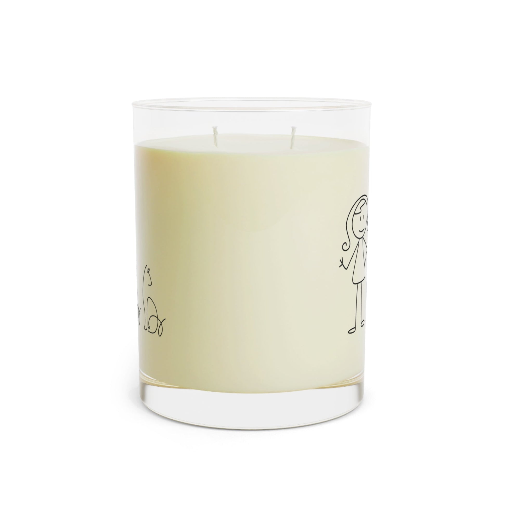 Cozy Cat-Themed Scented Candle - 11oz Glass for Home Comfort - Korvel