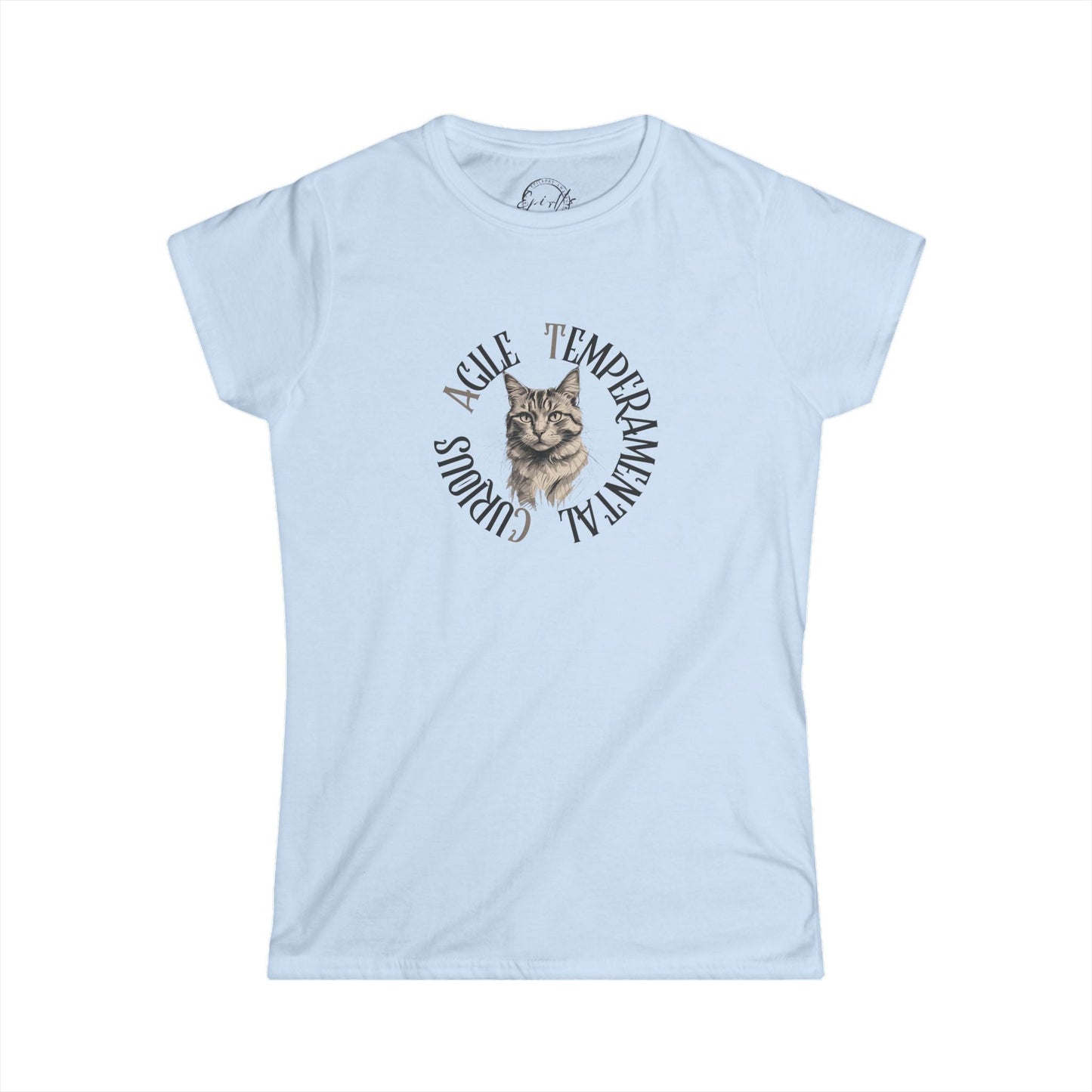 T-shirt Softstyle pour Amoureux des Chats Fantaisistes