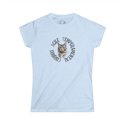 Whimsical Cat Lover's Softstyle Tee