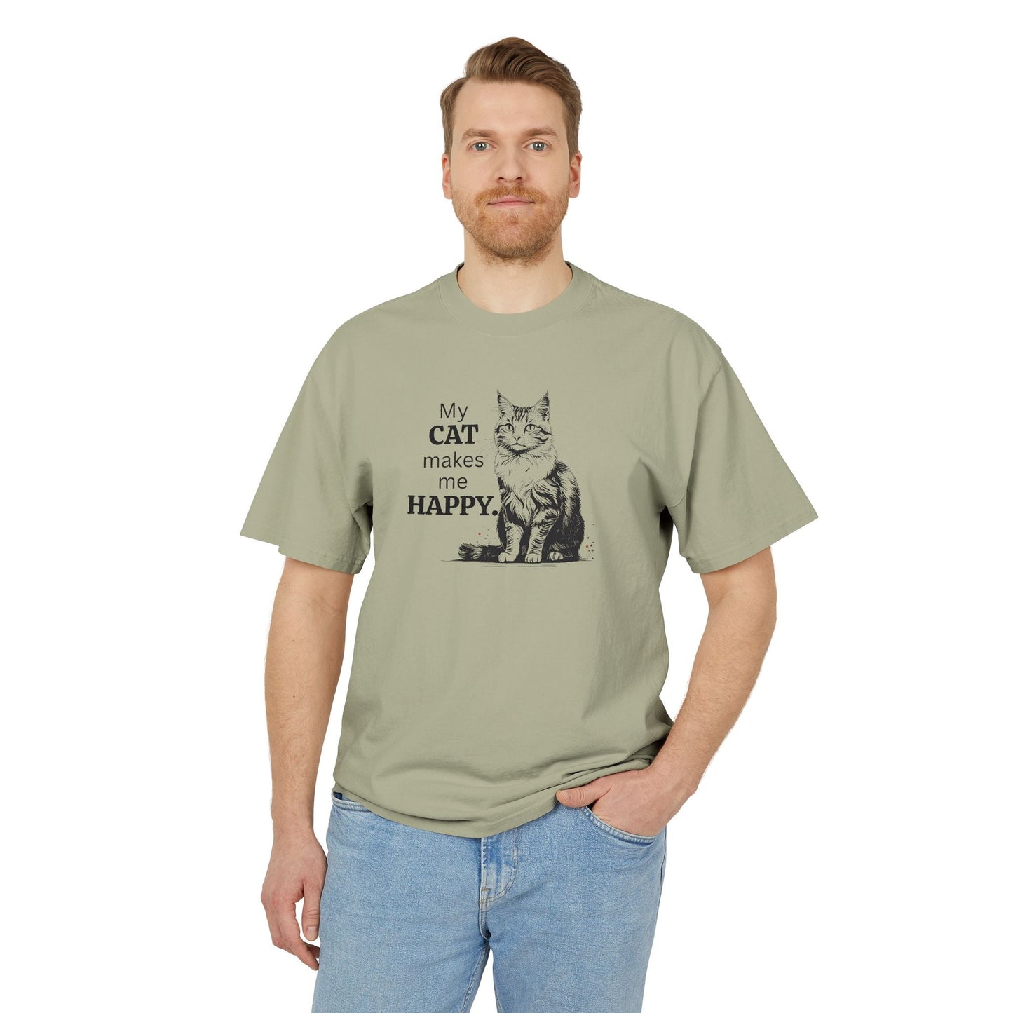 Cat Lover Unisex Heavy Faded Tee