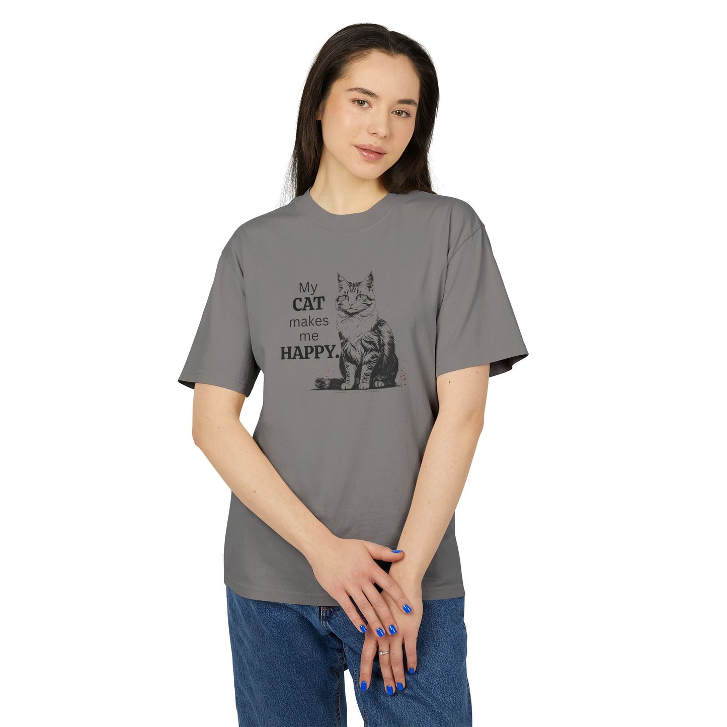 Cat Lover Unisex Heavy Faded Tee