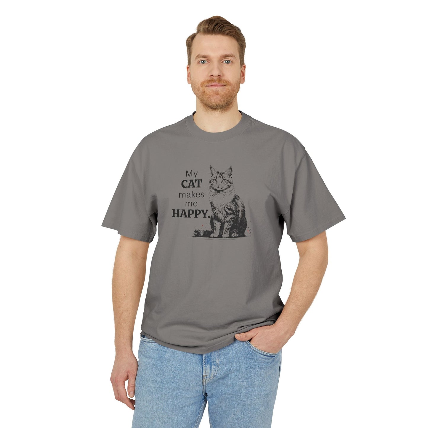 Cat Lover Unisex Heavy Faded Tee