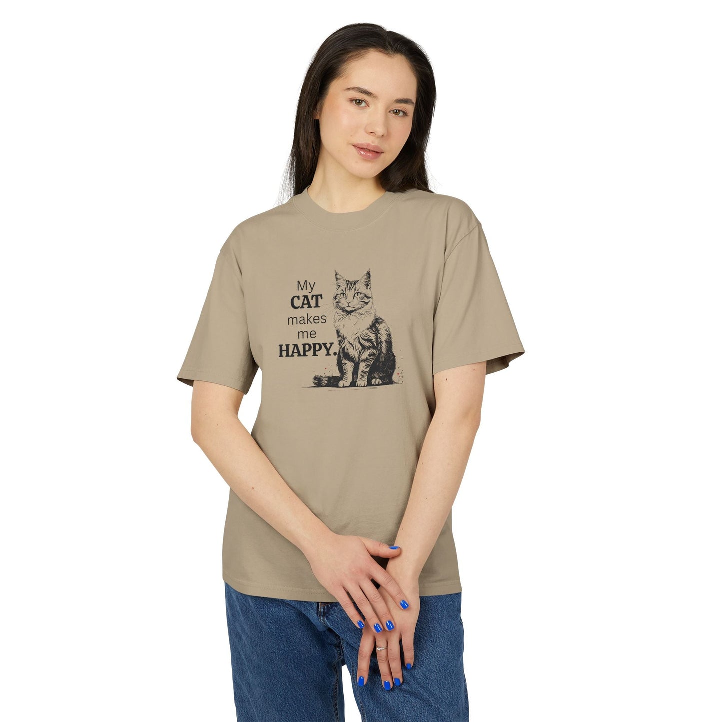 Cat Lover Unisex Heavy Faded Tee
