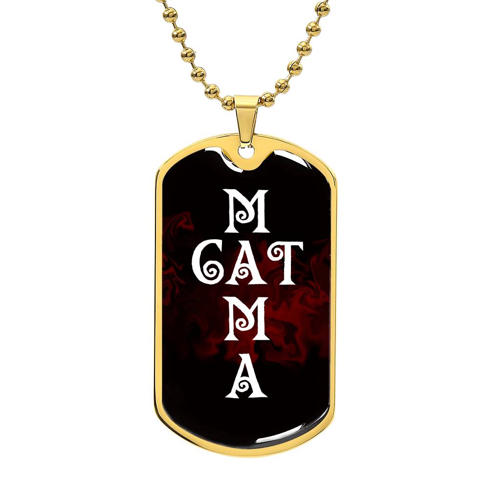 Collier Cat Mama - Bijoux de Souvenir Premium