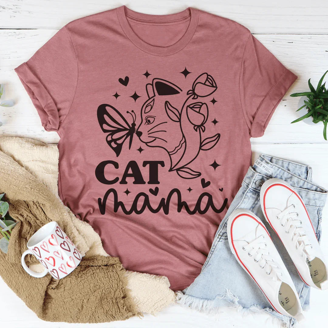 Camiseta de mamá gata