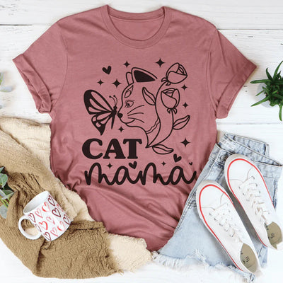 Cat Mama Tee - Soft & Stylish T-Shirt