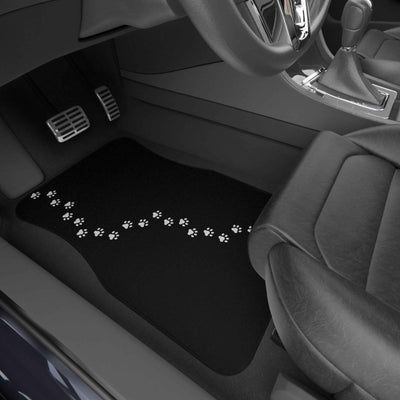 Tapis de sol pour voiture Cat Paw Trail – Ensemble de 4