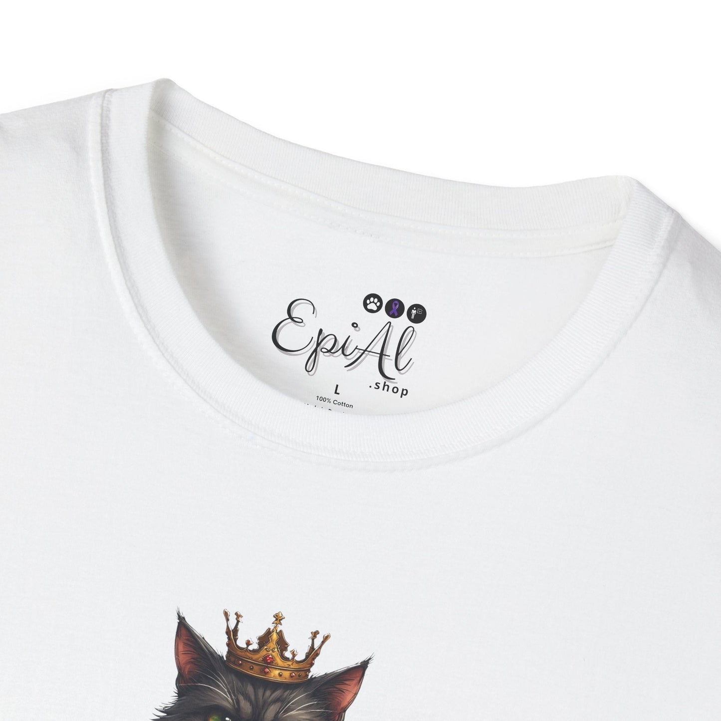 Cat Royalty Funny Unisex T-Shirt for Cat Lovers