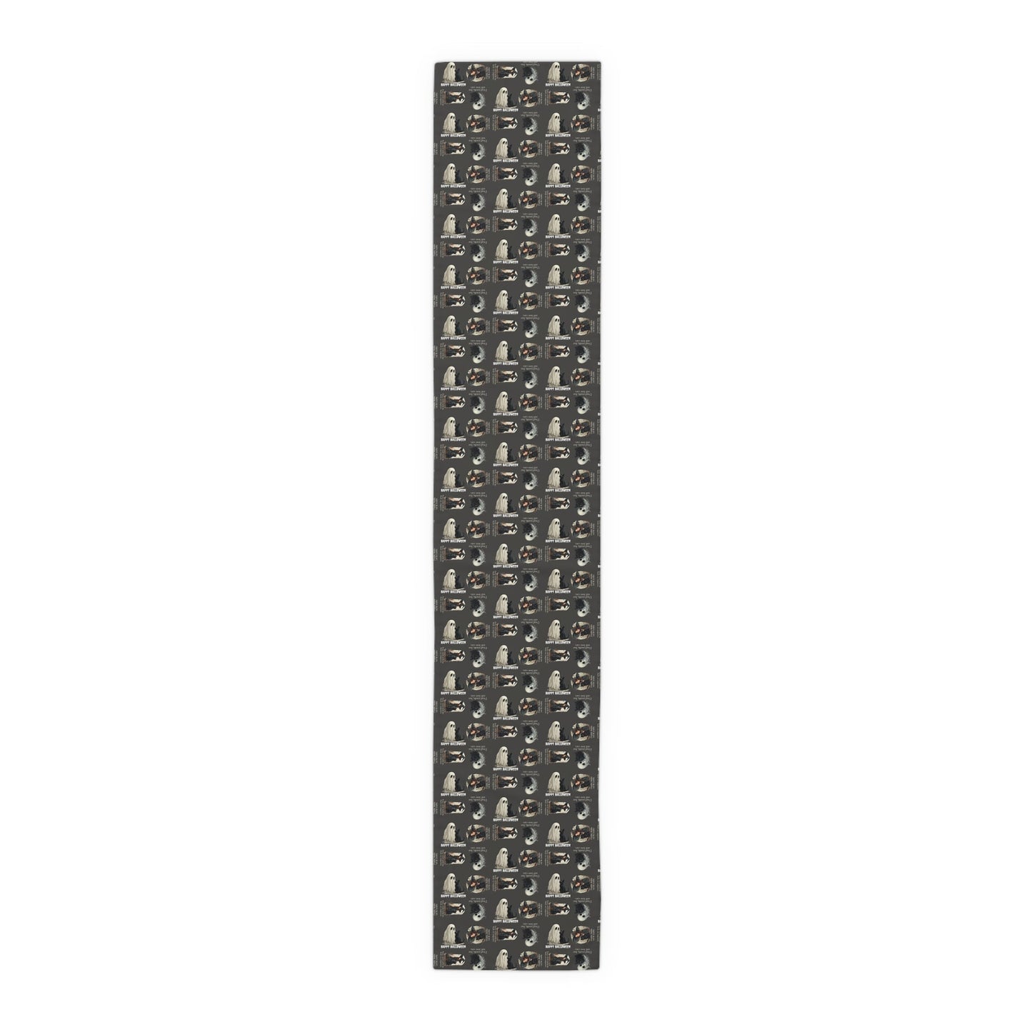 Whimsical Cat Halloween Table Runner for Spooky Celebrations - Korvel