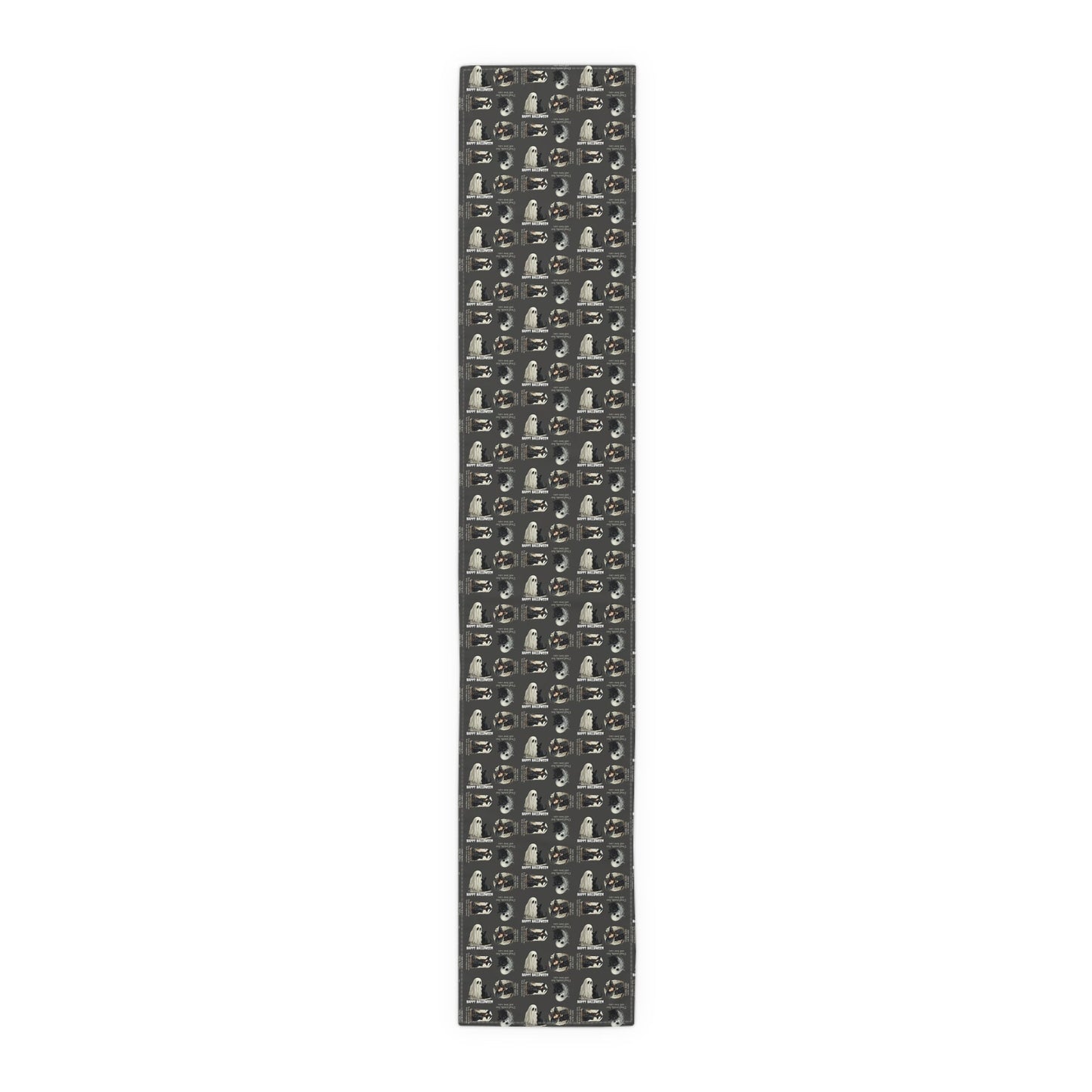 Whimsical Cat Halloween Table Runner for Spooky Celebrations - Korvel