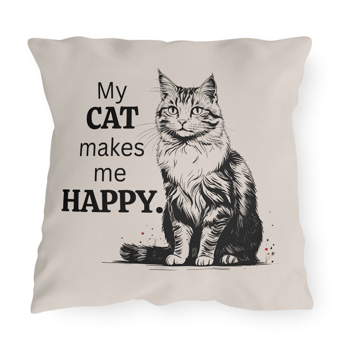 Charming Cat-Inspired Outdoor Cushions for Cozy Spaces, Ideal for Cat Enthusiasts - Korvel