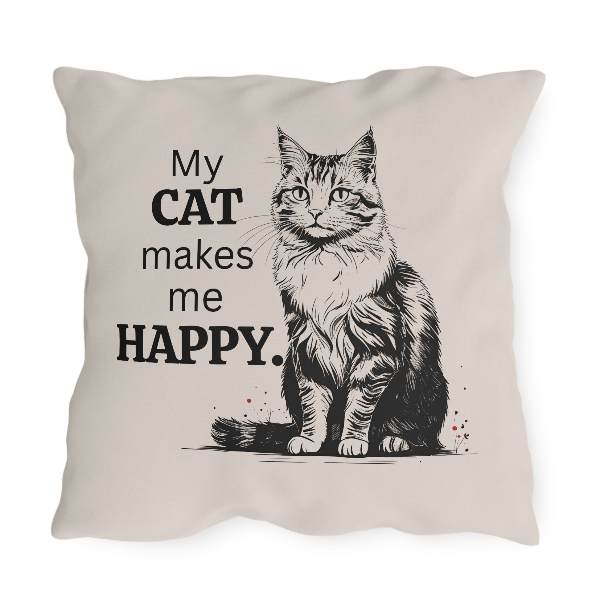 Charming Cat-Inspired Outdoor Cushions for Cozy Spaces, Ideal for Cat Enthusiasts - Korvel