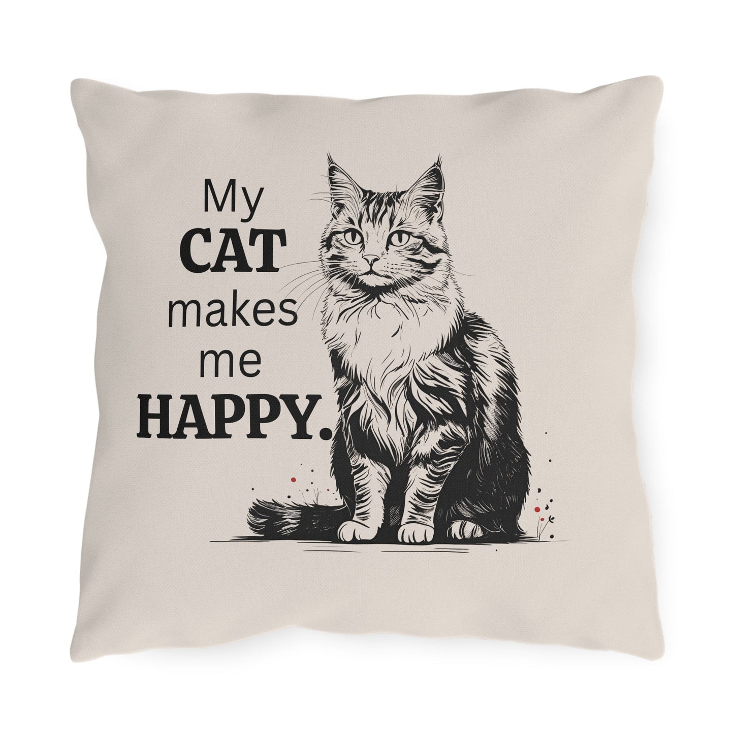 Charming Cat-Inspired Outdoor Cushions for Cozy Spaces, Ideal for Cat Enthusiasts - Korvel