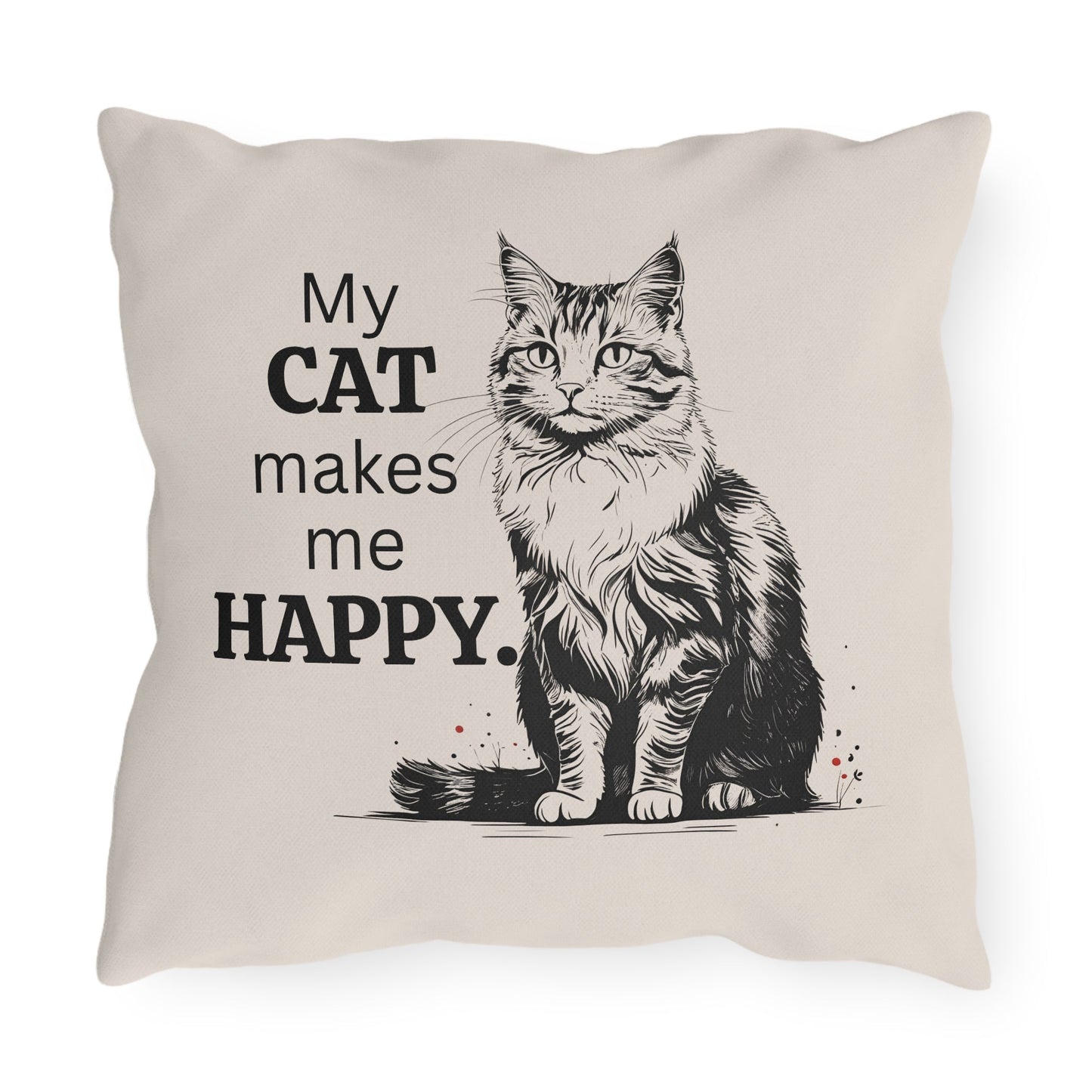 Charming Cat-Inspired Outdoor Cushions for Cozy Spaces, Ideal for Cat Enthusiasts - Korvel