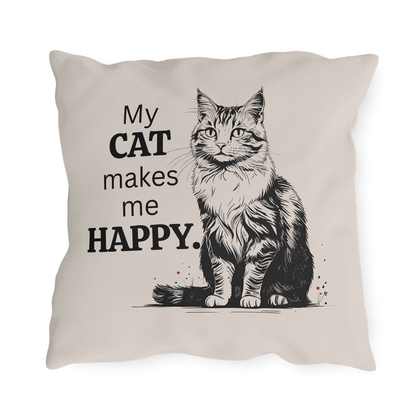 Charming Cat-Inspired Outdoor Cushions for Cozy Spaces, Ideal for Cat Enthusiasts - Korvel
