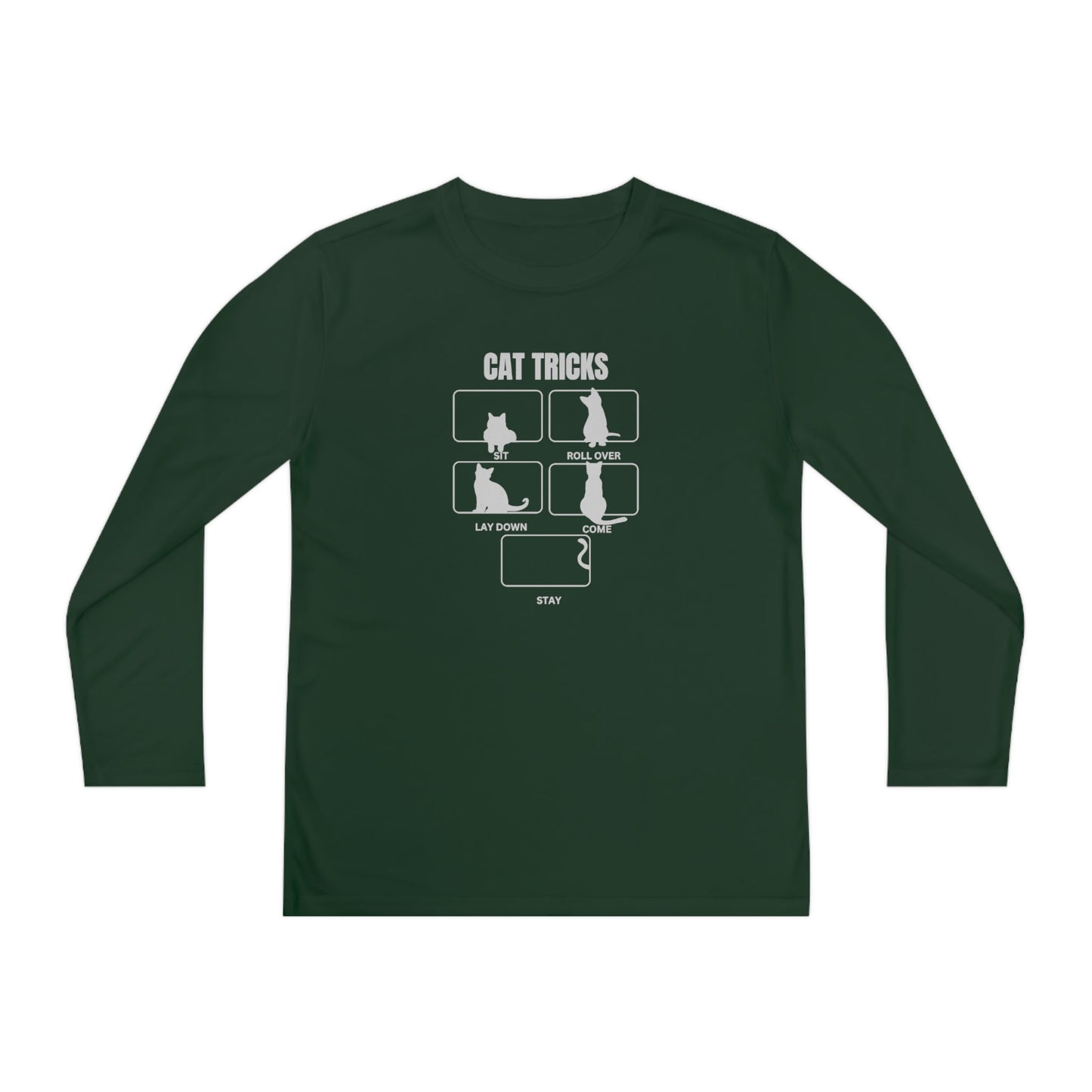 T-shirt à manches longues pour jeunes Cat Tricks