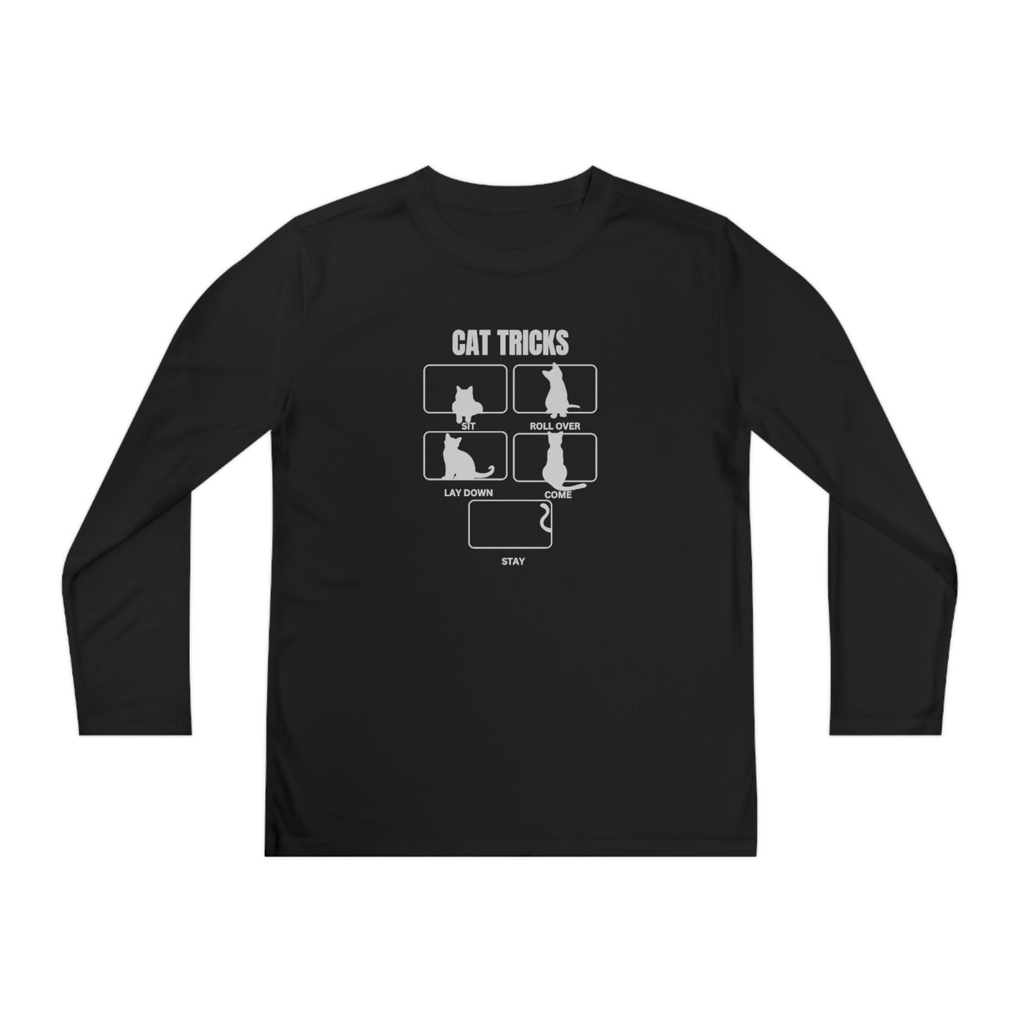 T-shirt à manches longues pour jeunes Cat Tricks