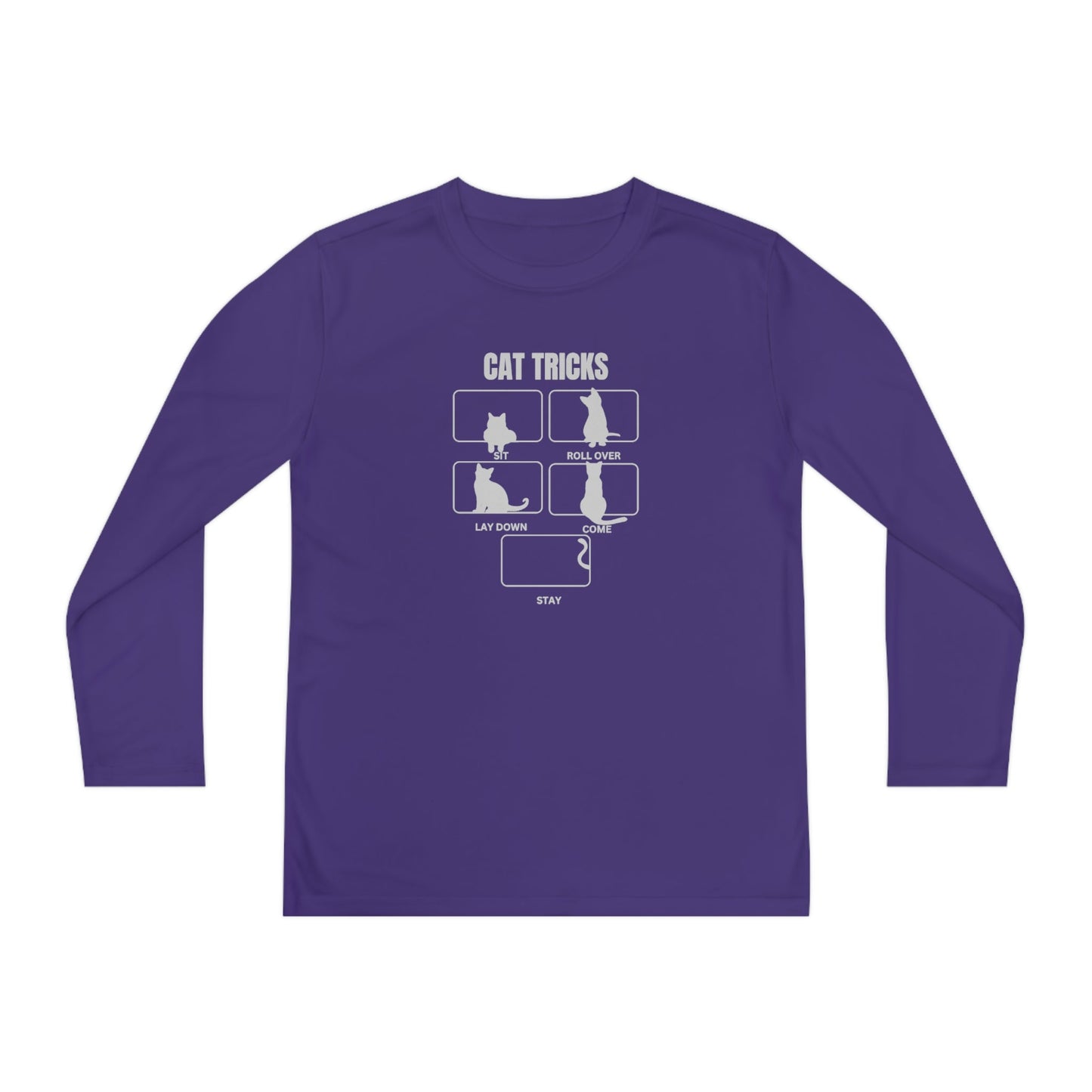 T-shirt à manches longues pour jeunes Cat Tricks