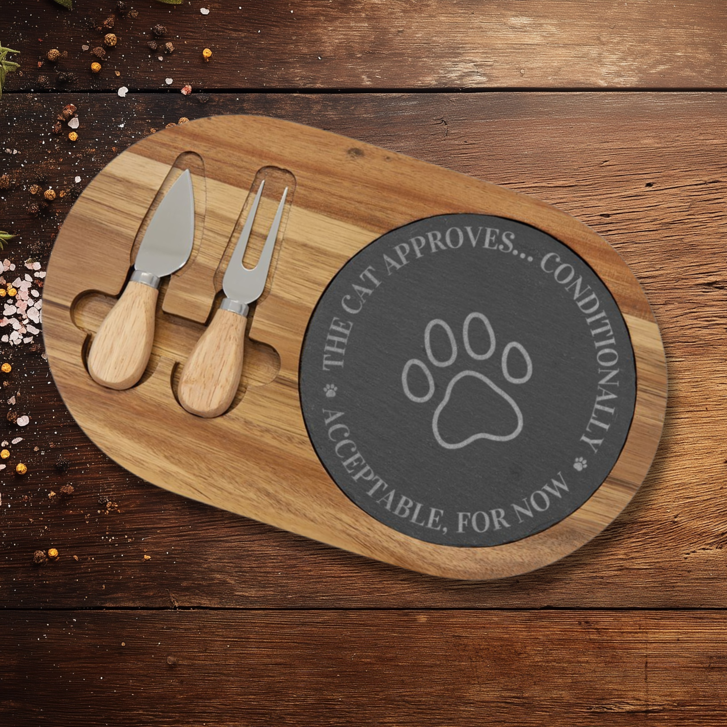 Cat-Approved Charcuterie Board