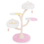 Multi-Layer Cat Tree with 2 Perches & Platforms - Pink