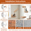 Premium Cat Wall Furniture Set with Hammock & Perch