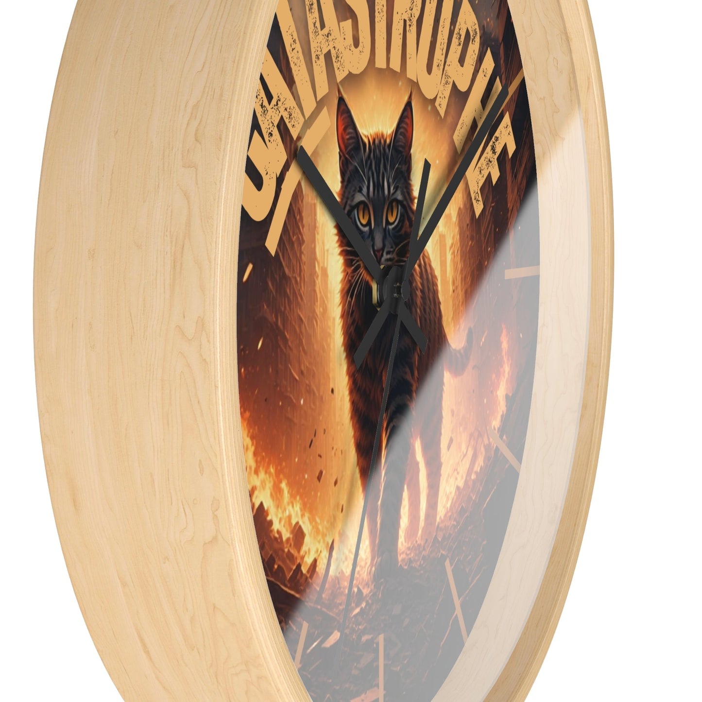 Reloj de Pared CATastrophe - Decoración Única para Amantes de los Gatos
