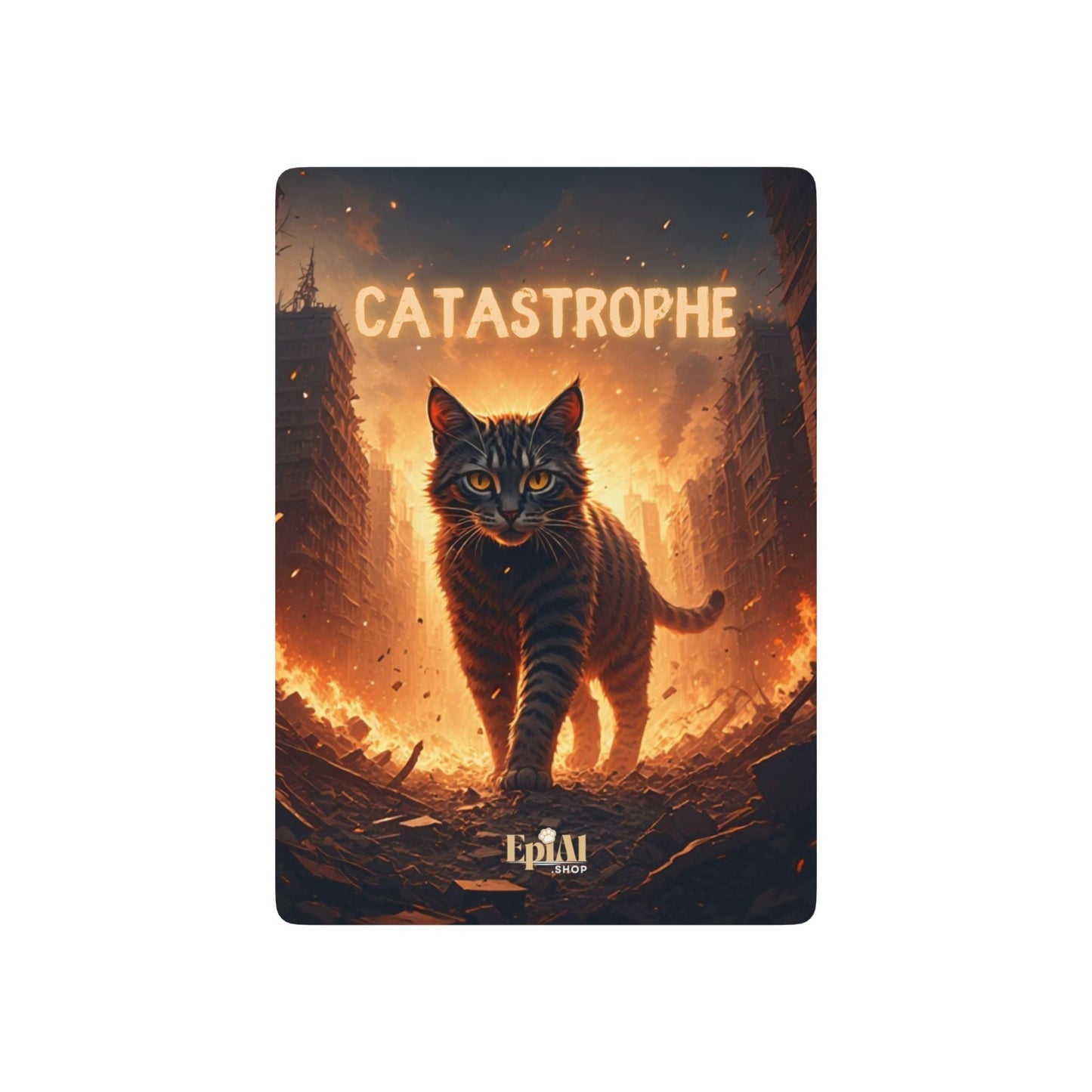Cartes à Jouer Poker CATastrophe pour Soirées de Jeu