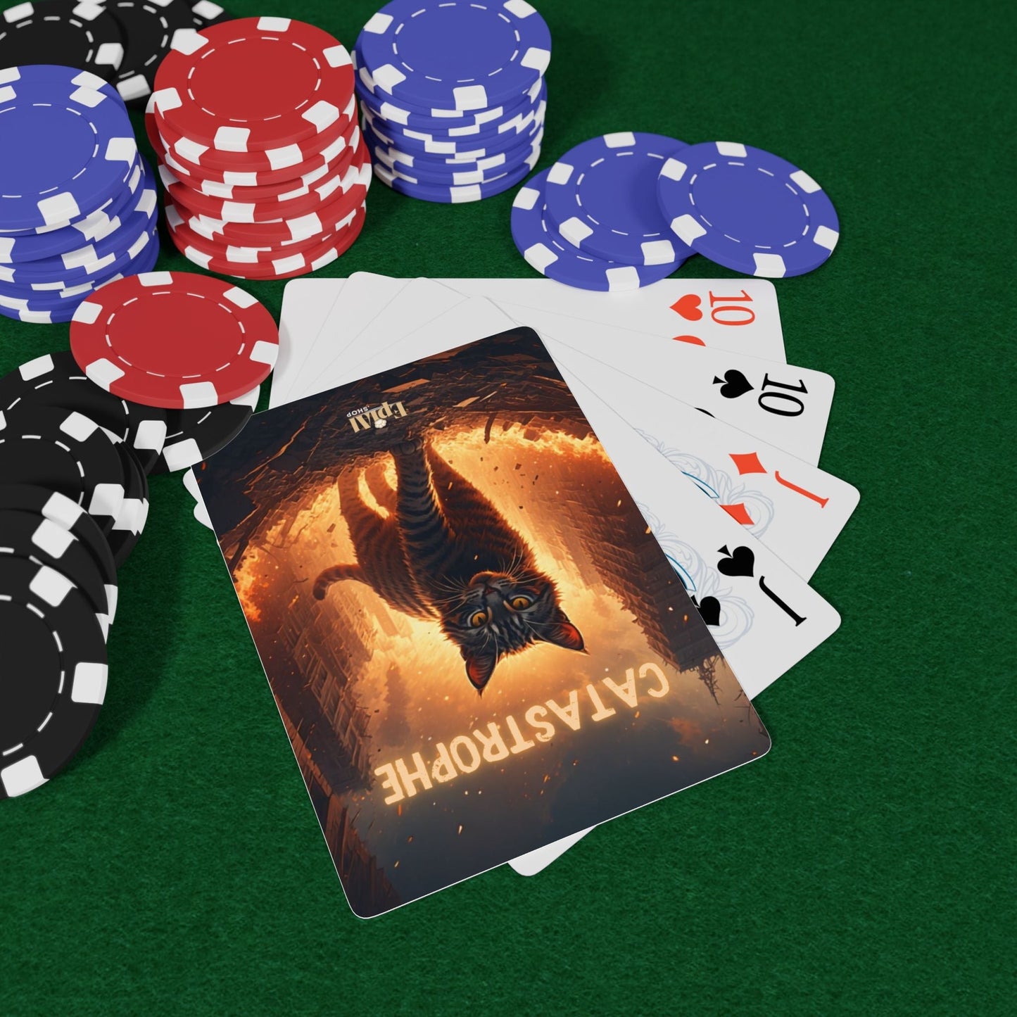 Cartes à Jouer Poker CATastrophe pour Soirées de Jeu