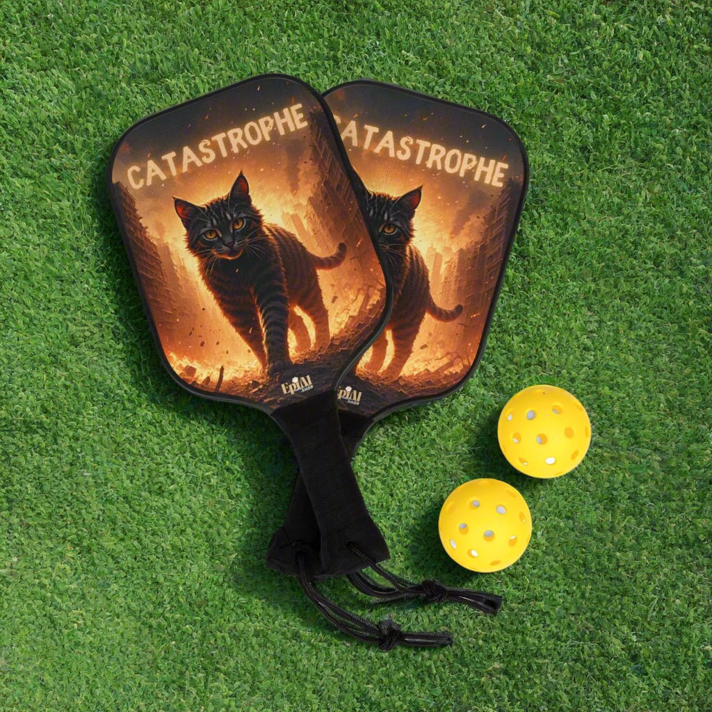 Kit de Pickleball CATastrophic - Conjunto Deportivo Definitivo para Juego Activo