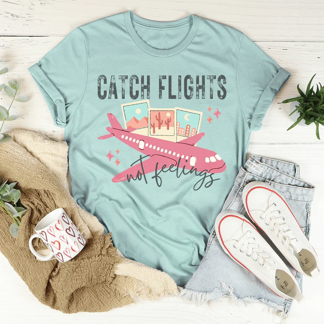 Camiseta retro Catch Flights