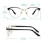 Lunettes Cateye LX19009 - Monture en métal élégante