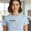 Camiseta Softstyle para Mujer Catnap Definition