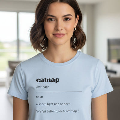Camiseta Softstyle para Mujer Catnap Definition
