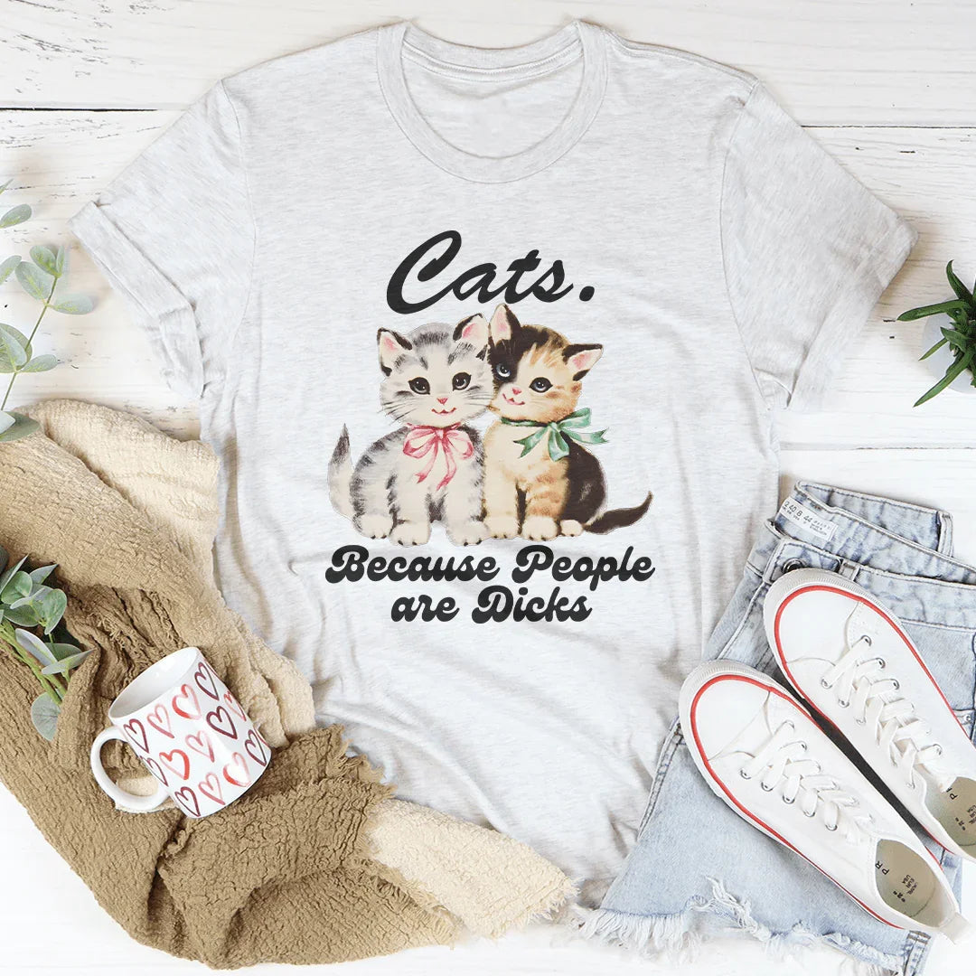 Los gatos porque la gente es D* Tee