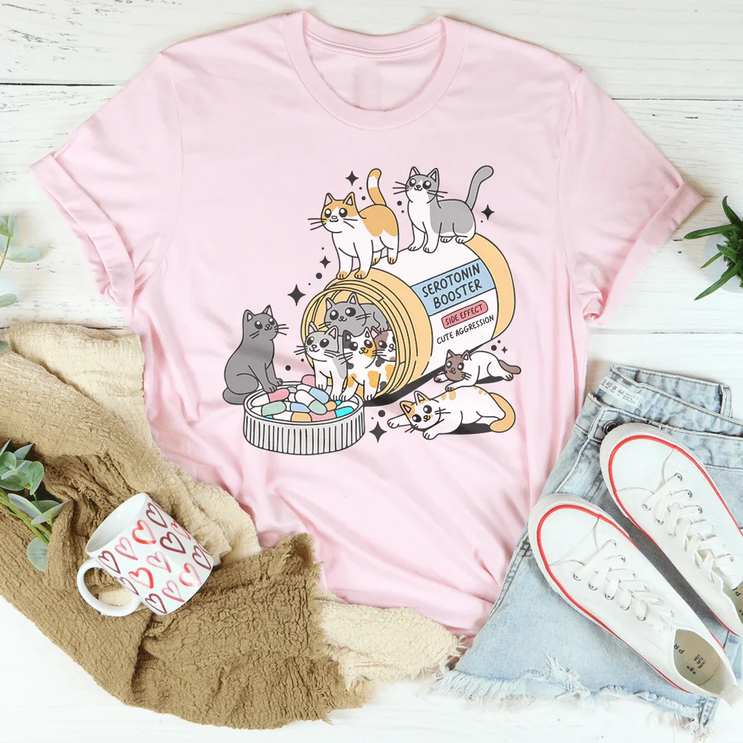 Camiseta Cats Happy Pills