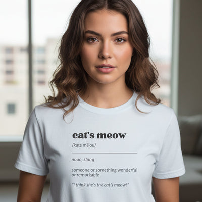 Definición de Cat's Meow Camiseta Softstyle para Mujeres