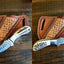Authentic Western Knife & Leather Sheath - Frontier Heritage Set - Korvel