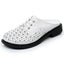 Cave shoes real leather flat heel thick sole hollowed out sandals women's slippers round toe - Korvel